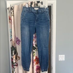 Madewell trouser jogger style jeans…fit like a 27 but say 24?